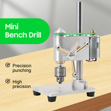 Mini Drill Press Bench Top Drilling Milling Machine Aluminum Alloy 400-4500rpm