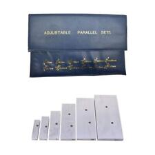 6 Pcs Adjustable Parallel Set 38 - 2-14 Hardened Steel Accuracy Parallel ...