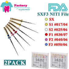 5pack Niti Engine Use File Sxf3 Endodontic Large Tapered Rotary File 6filespack