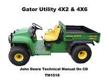 John Deere Gator Utility Vehicle 42 46 Technical Manual Tm1518 On Cd