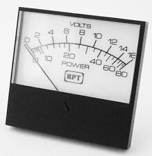 Vintage Analog Panel Meter 0v To 16v - Made In Usa - Rpt 1 Piece