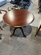 36 X 29h Traditional Round Wood Conference Table In Cherry Finish