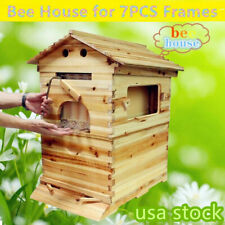 Pro Bee Frames House Super 2-layer Bee Keeping Box House Use For 7pcs Brood Hive