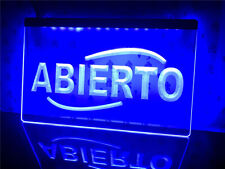 Abierto Beer Bar Club Pub Led Neon Light Sign Gift Home Room Decore Size 12 X 8