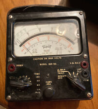 Vintage Volt-ohm-meter - Triplett 625-na Has Case For Parts Or Nostalgia