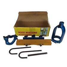 Vtg Drill Press Wood Mortising Attachment Woodworking Tool Kit No Bit Included