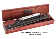 Starrett 98zz-18 Wood Case Only For Starrett 98-18 Machinist Level 18 Length