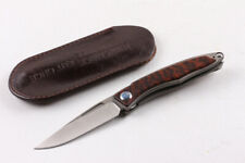 New Cnc M390 Blade Woodtc4 Titanium Handle Folding Knife Edc Cr05