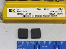 Kennametal Sng-433 Carbide Inserts Grade Kc910 10 Pcs. New