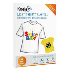 Printable Inkjet Heat Transfer Paper For Light T-shirt Iron On Red Grid 25 Sheet