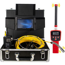 Vevor 100ft Pipe Inspection Camera With Locator 7 Lcd Drain Sewer Camera System