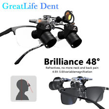 Eighteeth Brilliance 48 Dental Binocular Magnifier Loupe 4.9x-5.6x 500 Greatlife
