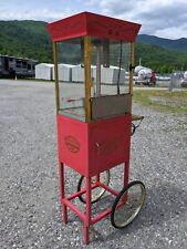 Nostalgia Electrics Ccp-509 Vintage Full-size Red Popcorn Machine Cart As Is