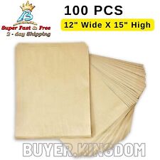 Brown Kraft Paper Bags For Jewelry Shopping Party Storage Flat Bag Large 12x15