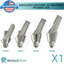 X1 Angulated Anatomic Abutment 15 5.4mm Int Hex 2.42mm Dental Instrument