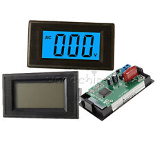 Blue Digital Voltmeter Panel 24 Wire Ac 0-500v Lcd Alternating Voltage Meter