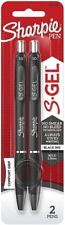 Sharpie S-gel Gel Pens Bold Point 1.0mm Black Ink Gel Pen 2 Count