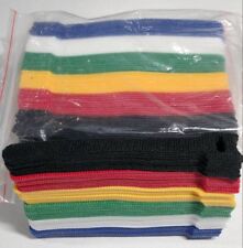 120pcs Microfiber Cloth Cable Straps Hook Loop Reusable Fastening Cable 6 Ties