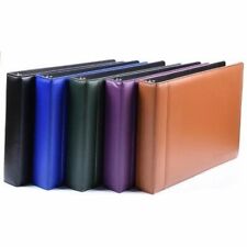 7 Ring Business Check Binder For 3 On A Page Checks Bonded Leather Color Choice