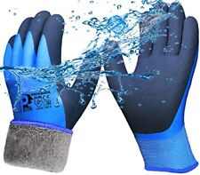 Waterproof Work Gloves Thermal Liner Grip Coating Warm