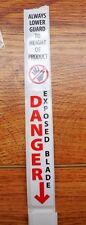 Hobart 5700570158016801 Danger Safety Sticker For Front Blade Guard