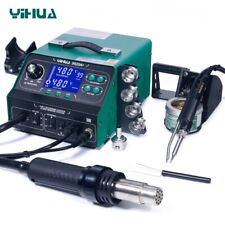 Yihua 992da Lcd With Smoking Solder Iron Vacuum Pen Bga Rework Station