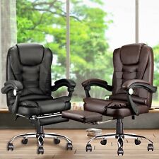 High Back Office Chair Pu Leather Executive Task Ergonomic Computer Desk Chairs