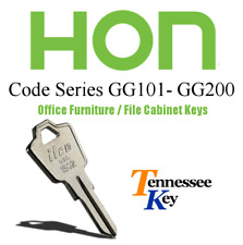 Hon Desk File Cabinet Keys Select Your Key Code  Series Gg101 - Gg200
