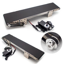 Metal Desktop Conveyor Belt Small Assembly Line Electric Conveyor Ac100-240v Nzv