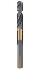 58 In. X 6 In. Hss Silver And Deming Drill Bit 12 Reduced Shank Goldenblack