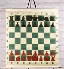 Chess Slotted 27 Demo Board W Pieces Bag - 3 Squares