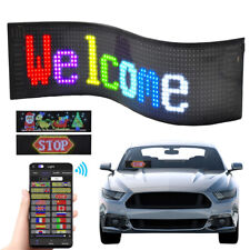 Led Rgb Car Sign Flashing Scrolling Message Display Board Lighting Screen App
