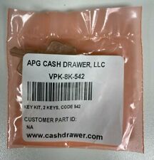 Apg Cash Drawer Vpk-8k-542 2keys Code 542