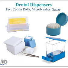 Dental Dispensers For Cotton Roll Microbrushes Dispenser Gauze Sponge Dispenser