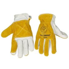 Tillman 1464 Top Grain Cowhide Split Palm Leather Drivers Protective Work Gloves