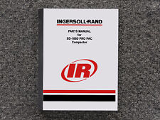 Ingersoll-rand Compactor Sd-100d Pro Pac Parts Catalog Manual
