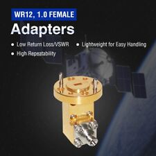 Wr12 1.0 Female Orthogonal Waveguide To Coax Adapter 60.5-91.9 Ghz