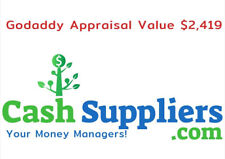 Cashsuppliers.com - Premium Two Word Domain Name - Godaddy Value 2419