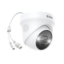 Zosi 8mp Poe Ip Security Camera Add-on 2-way Audio Person Vehicle Alert Ip66