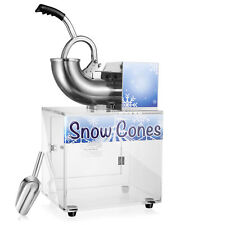 Commercial Snow Cone Ice Shaver Slush Maker Machine