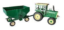 116 Oliver 1950t Diesel Tractor With 1300 Hiniker Cab Matching Gravity Wagon