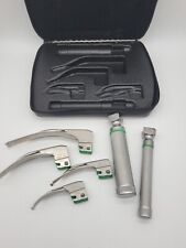 Welch Allyn 608134 Laryn Set Fiber Optic Laryngoscope Kit Complete Wcase 6pc.