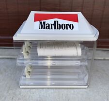 Vintage Marlboro Cigarette Acrylic Counter Display Case Nos 1990s