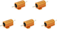 Wire Wound Resistors 25w 100 Ohm 5 Aluminum Resistors - 5pcs