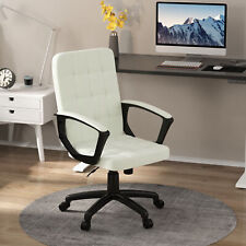 Fabric Office Chair Computer Desk Chair Swivel Task Chair With Arms