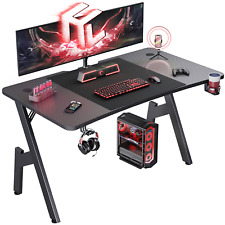 Hldirect 4755inch Gaming Desk Gamer Gaming Table Computer Desk Pc Workstation