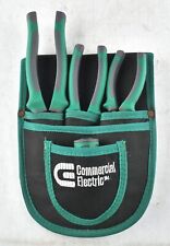 Commercial Electric 4-piece Electricians Tool Set With Pouch