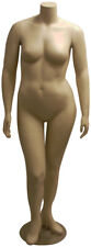 Plus Size Headless Adult Female Fleshtone Mannequin With Base