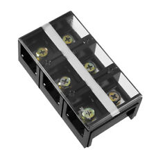 Dual Rows 3 Positions 600v 200a Cable Barrier Terminal Block Strip