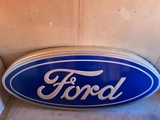 Ford Dealership Oval Illuminated Exterior Sign